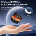 Bluetooth slusalice Airpods T-phox Y600 crno narandzaste HQ slika 4