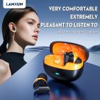 Bluetooth slusalice Airpods T-phox Y600 crno narandzaste HQ slika 10