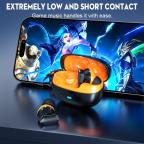 Bluetooth slusalice Airpods T-phox Y600 crno narandzaste HQ slika 11