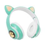 Bluetooth slusalice Cat Ear mint cena 5000 din slika