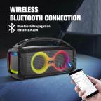 Bluetooth zvucnik BKK-B90 2x30W crni slika 7