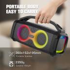 Bluetooth zvucnik BKK-B90 2x30W crni slika 8