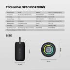 Bluetooth zvucnik Fantech BS158 NeraBox crni slika 14