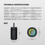 Bluetooth zvucnik Fantech BS159 NeraBox braon slika 12