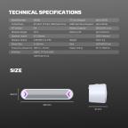 Bluetooth zvucnik Fantech BS160 GROOVE BAR pink slika 10