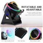 Bluetooth zvucnik JWD crni RGB slika 5