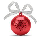 Bluetooth zvucnik novogodisnji ukras crveni slika 3
