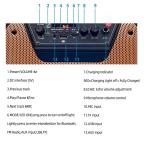 Bluetooth zvucnik TTD-8257 slika 10
