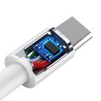 Data kabl KONFULON DC15 PD 18W Type C na Type C beli 1m slika 4