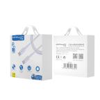 Data kabl KONFULON DC15 PD 18W Type C na Type C beli 1m slika 6