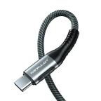 Data kabl KONFULON DC43 PD 60W Fast Charge Type C na Type C crni 1m slika 2