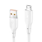Data kabl KONFULON DC63, 3A, USB na micro USB beli 1m cena 1000 din slika