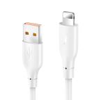 Data kabl KONFULON DC64, 3A, USB iPhone Lightning beli 1m cena 1000 din slika
