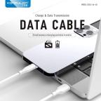 Data kabl KONFULON DC64, 3A, USB iPhone Lightning beli 1m slika 4