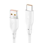 Data kabl KONFULON DC65, 3A, USB na Type C beli 1m cena 1000 din slika