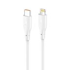 Data kabl KONFULON DC66, 27W, Type C na Lightning beli 1m cena 1000 din slika