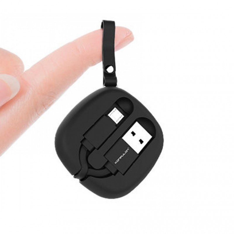 Data kabl KONFULON S79 privezak micro USB crni 1m cena 1000 din slika