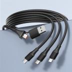 Data kabl LDNIO LC97 uc 100W 4 u 1 crni 1.2m slika 3