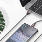Data kabl LDNIO LS441 iPhone lightning sivi 1m slika 2