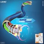 Data kabl LDNIO LS441 iPhone lightning sivi 1m slika 5