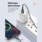 Data kabl LDNIO LS851 25W Fast micro USB sivi 1m slika 2
