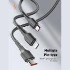 Data kabl LDNIO LS851 25W Fast micro USB sivi 1m slika 7