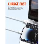 Data kabl LDNIO LS891 25W Fast micro USB beli 1m slika 6