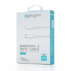 Data Kabl Pluginn PI-PDL 30W Type C na Lightning beli 2m slika 2