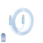 Data kabl REMAX Ultimate Series CB35 65W Ultra-Thin Fast Charging Type C na Type C 1.2m plavi cena 1500 din slika