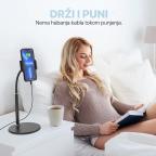 Desktop drzac za mobilni telefon fleksibilni crni slika 5