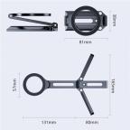 Desktop drzac za mobilni telefon magnetic D65 mini tripod slika 4