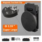 Drzac za alat S10 66mm magnetic lock crni slika 5