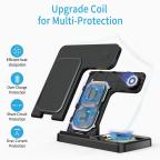Desktop drzac za mobilni telefon Z5G 3u1 (wireless punjac za mobilni telefon, slusalice i Apple smart watch) slika 6