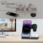 Desktop drzac za mobilni telefon Z5G 3u1 (wireless punjac za mobilni telefon, slusalice i Apple smart watch) slika 10