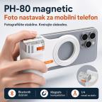 Foto nastavak za mobilni telefon PH-80 magnetic crni slika 2