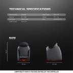 Joypad wireless charging dock Fantech ACGP05 WGP16, PS5 compatible beli slika 10