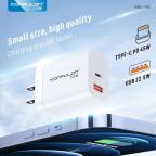 Kucni punjac KONFULON C100Q PD 45W, QC 20W beli slika 3
