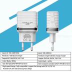 Kucni punjac KONFULON C32Q QC 3.0, 18W, sa Type C kablom beli slika 4