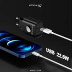 Kucni punjac KONFULON C70Q, Fast Charge, QC3.0 22.5W, PD 20W beli slika 4