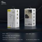 Kucni punjac KONFULON JK72, 2xUSB, 2.4A,12W, sa iPhone lightning kablom beli slika 3
