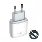 Kucni punjac LDNIO A1209Q QC3.0, 18W sa iPhone lightning kablom beli cena 3000 din slika