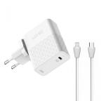Kucni punjac LDNIO A1405C PD 40W sa Type C na iPhone lightning kablom cena 5000 din slika