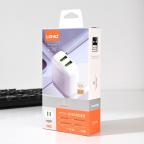 Kucni punjac LDNIO A2221 2xUSB, 12W sa Type C kablom beli slika 3