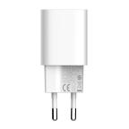 Kucni punjac LDNIO A2318C 20W PD Quick Charge 3.0 sa Type C na Type C kablom beli slika 5