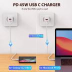 Kucni punjac LDNIO A2526C PD, QC4+, QC3.0, PPS 45W Type C na Lightning slika 4