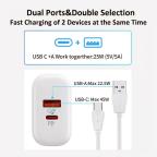 Kucni punjac LDNIO A2526C PD, QC4+, QC3.0, PPS 45W USB na Type C slika 3