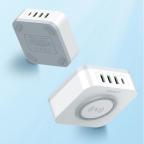 Kucni punjac LDNIO AW004 32W Desktop Wireless Quick Charge 3.0 + PD 30W beli cena 7500 din slika