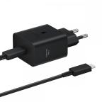 Kucni punjac PD Fast charger 45W redizajn za Samsung sa PD Type C kablom CE crni cena 5000 din slika