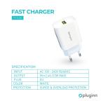 Kucni punjac Pluginn PI-D48, 5V, 2.4A, 12W beli CE slika 2