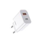 Kucni punjac REMAX RP-U68 QC+PD Fast charger 20W beli cena 4000 din slika